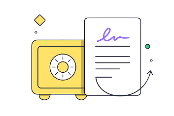 Signup & Store illustration